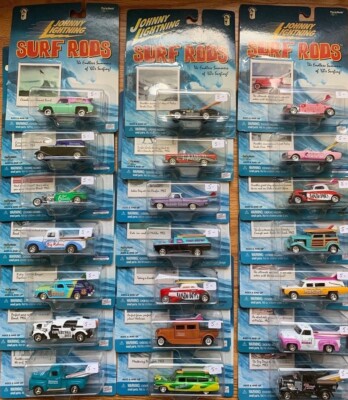 Johnny Lightning Surf Rods Select from Multiple