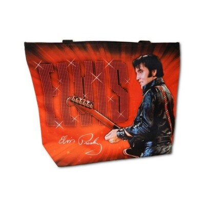 New Red 68 Elvis Presley Smile Tote Bag Large Shoulder Shopping The King  Gift
