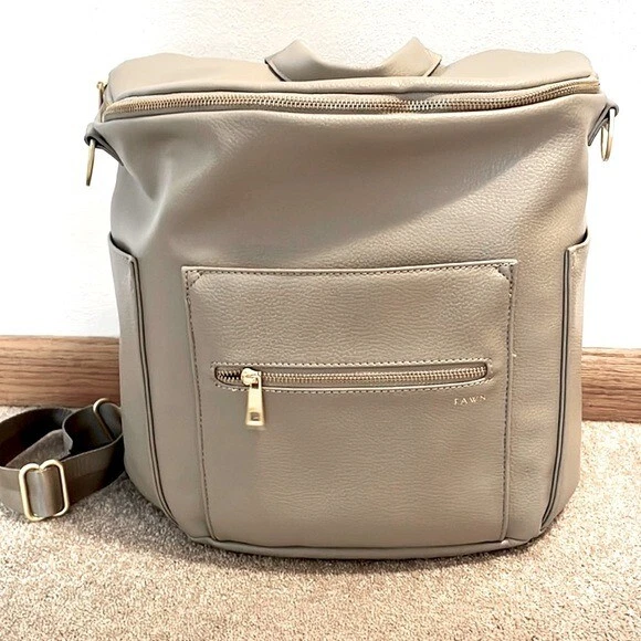 Fawn Design The Mini Diaper Backpack in Grey