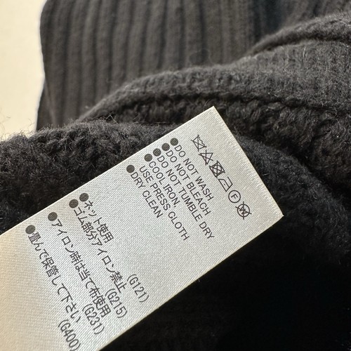 Neu mit Etikett Moussy breiter Rippstrickrock schwarz Midi Wollmischung mit Tasche, Größe 1 (Small) - Bild 9 von 14