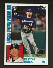 2019 Topps Update KESTON HIURA 1984 Topps 150th Anniversary/150 Brewers RC 84-30