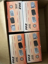 4 pcs. Pyle PLMR24B Speakers - Waterproof- NIB