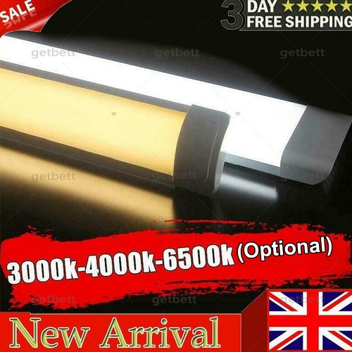 LED Strip Lights 1FT 2FT 3FT 4FT Batten Tube Light Ceiling Garage