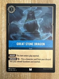 Great Stone Dragon 167/204 (Foil) Lorcana Ursula's Return NM