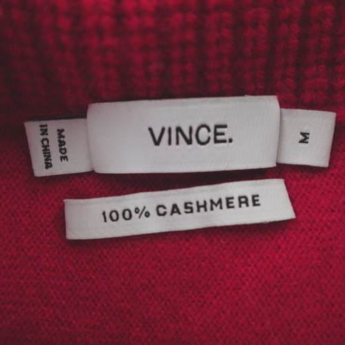 Vince Cashmere Sweater Womens Medium Pink Poncho Cowl Neck - Picture 3 of 12