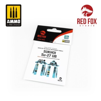 Redfox studio #RFSQS-48036 1/48 Su-27UB Flanker C (for GWH kit)