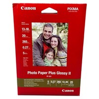 Canon Pixma Fotopapier PP-201 Hochglanz Plus Glossy 13X18 20 Blatt Photo Paper