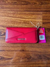 Rampage  Zip-Around  Wallet Fits Your Phone RED NWT
