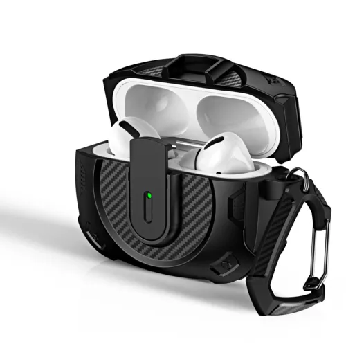 Schutzhülle für Apple Airpods 4 Stoßfest Hülle Case Robust mit Secure Lock - Bild 3 von 24