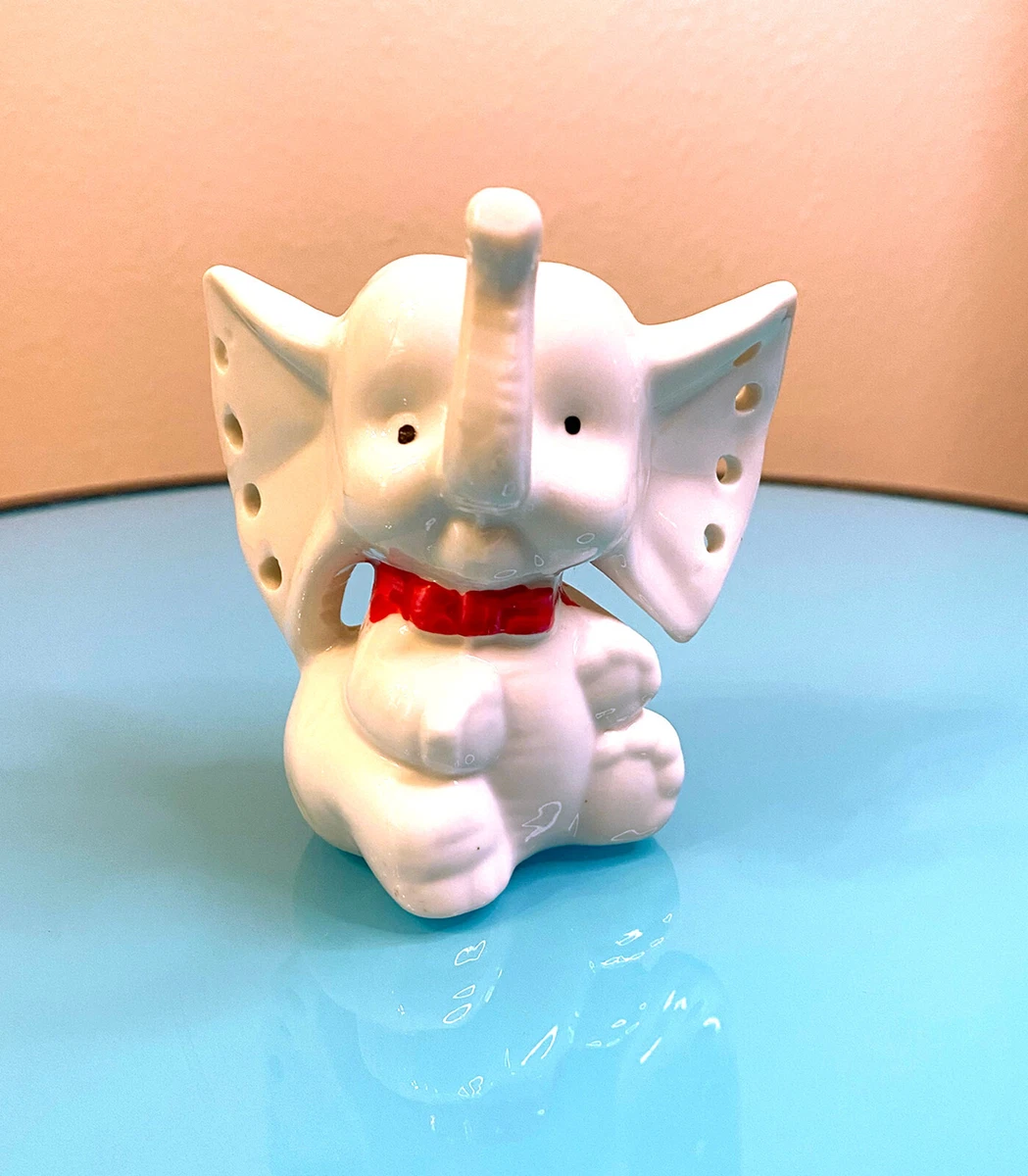 Vintage Ceramic Elephant Earring and Ring Holder eBay