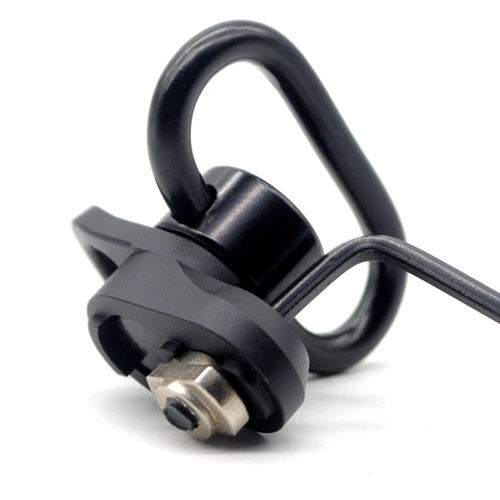 1.25'' QD Sling Swivel Set M-lok Adapter A Hole for Snap Clip Hook_Black/Red/Tan - Picture 4 of 23