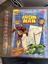 How to Draw  Walter Foster Iron Man 1997 , Oversized Magazine NEW Condition