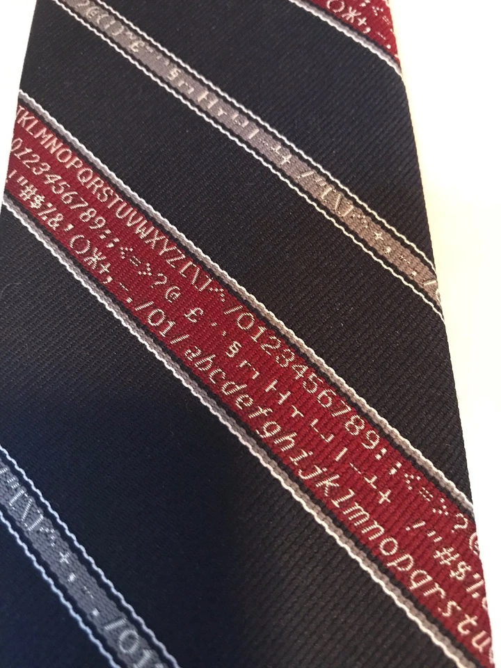 Smithsonian Institute компьютер персонажей печати линия красный синий классический галстук - Изображение 2 из 4