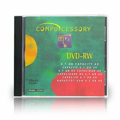 Compucessory DVD-RW DVD 4.7 GB Capicity 4X, NEW, SEALED One(1) unit FREE Ship