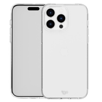 Tech21 EvoLite robuste Rückseite Hülle Cover für Apple iPhone 15 Pro Max - klar