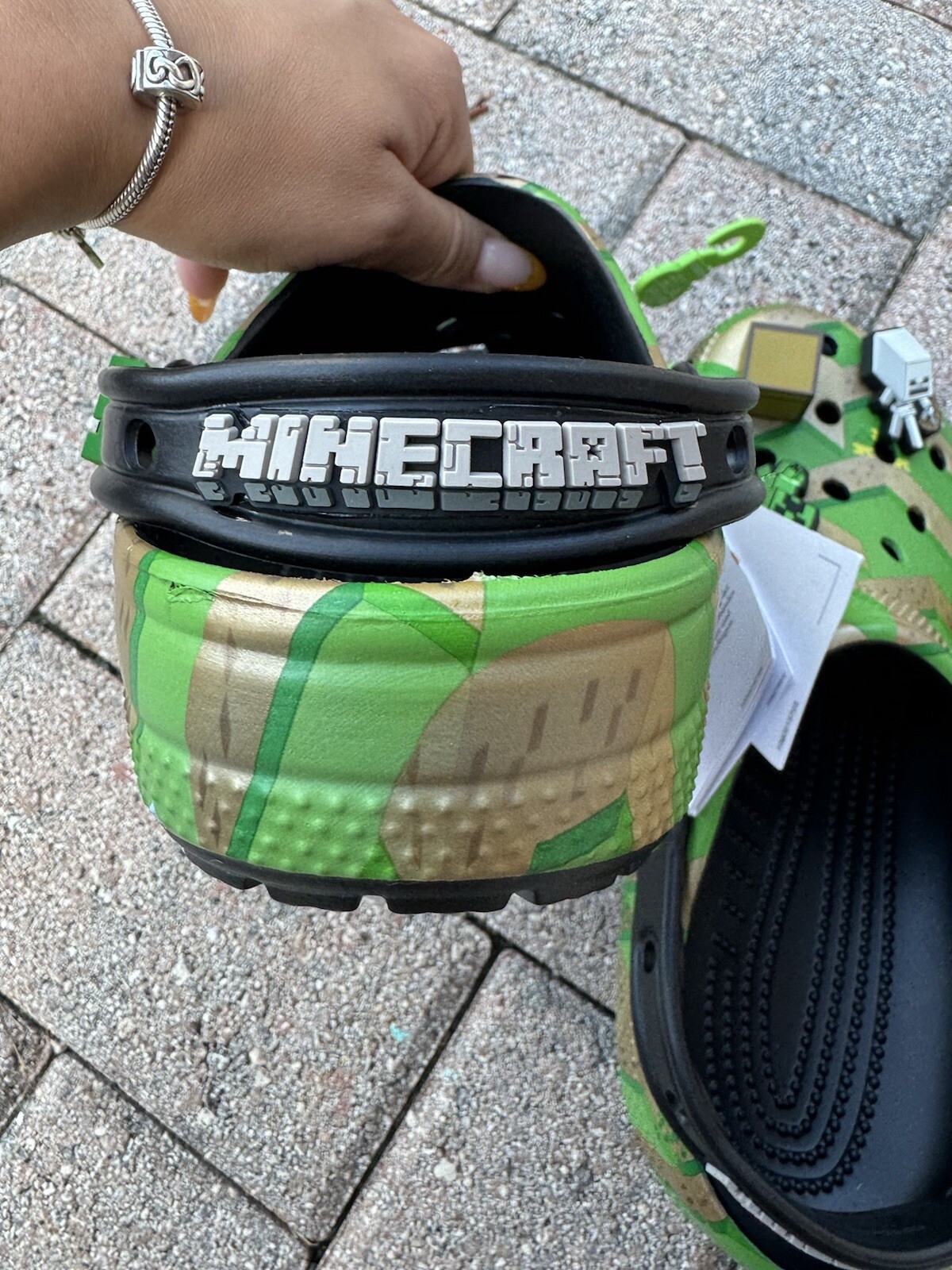 Crocs Minecraft Elevated Clog Limited Edition Men’s 6  Women’s 8 image 4