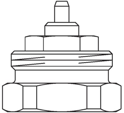 Oventrop Adattatore Retrofitting M30x1,0 Su M30x1,5 MM Per Testa - Foto 7
