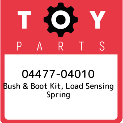 04477 04477-04010 Toyota Bush & boot kit, load sensing spring 0447704010, New ...
