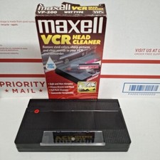 Vintage Maxell VCR Head Cleaner Wet Type VHS VP-200 No Solution 