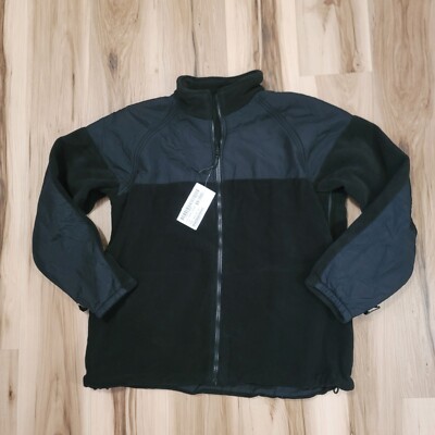 US Navy Issue NWU Type Parka Liner Black Size Large Regular Full Zip