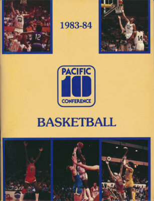1983/84 Pac 10 NCAA Basketball Media Guide Oregon State Washington