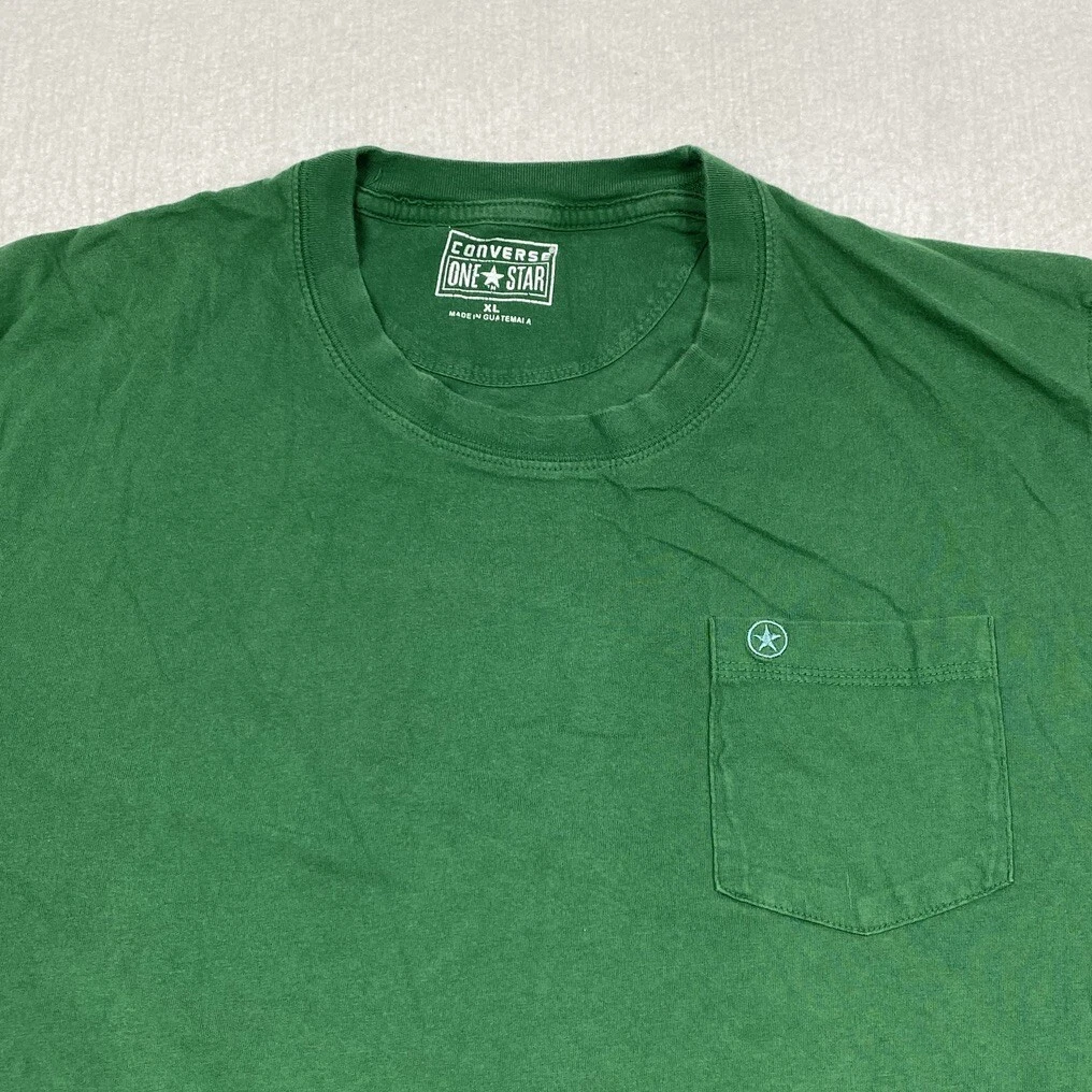 Converse t shirt mens green 2025