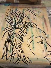 Through The Looking Glass By DABLS Screen Print Hand Painted Paper #7/16 COA