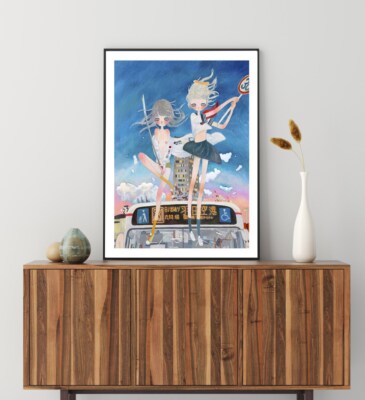 Aya Takano - Let's go to the battle, Giclee Print, Japanese Art Poster, Decor | eBay Aya Takano - Let's go to the battle, Giclee Print, Japanese Art Poster, Decor | eBay