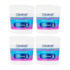 Clearasil Rapid Action Visibly Clearer Skin in 4 Hours Open Pores - 65 Pads x4
