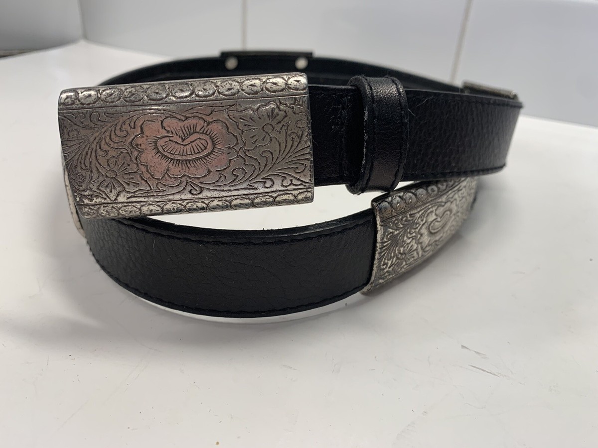 Fossil Women\'s Medium Belt Black Leather Concho Fossil Women main image 2