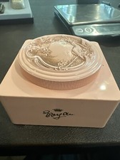 Vintage White Shoulders Bath Powder By Evyan 8 oz Pink Box With Puff And Powder