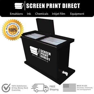 ECOTEX® SCREEN PRINT DIRECT™ Ecotex® Screen Printing Equipment - 30 Gallon Dip Tank - Fits Up To 6 Screens