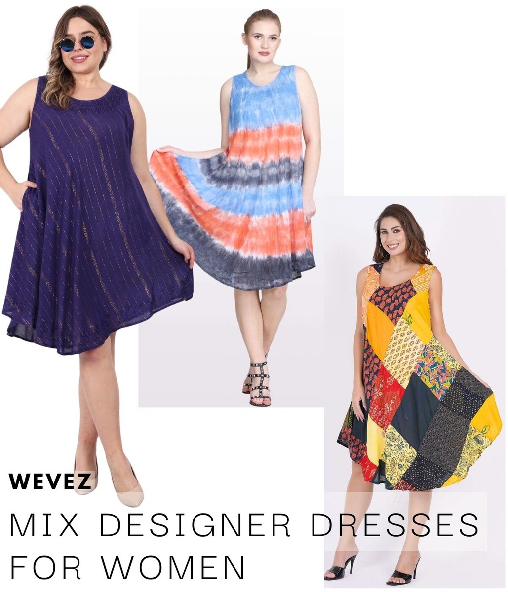 womens designer summer dresses Women's Daily wear Casual beach Umbrella Midi 10pc Wholesale lot Size:10 1/2 Clothes resortpromo-aug25 ASOS Design - Denim