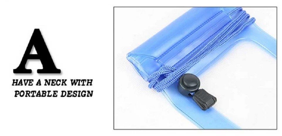 Большой двойной молнии водонепроницаемый мешок сухой сумка чехол держатель Samsung S5 iphone 6s - Изображение 3 из 4