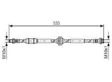 Original BOSCH Bremsschlauch 1 987 481 397 für Alfa Romeo