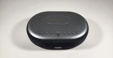 iHome TimeBoost Bluetooth Alarm Clock with Wireless Charging Black