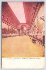 PM 1908~Gallery Of Battles~Palace Of Versailles France~Interior~Pink & Yellow~PC