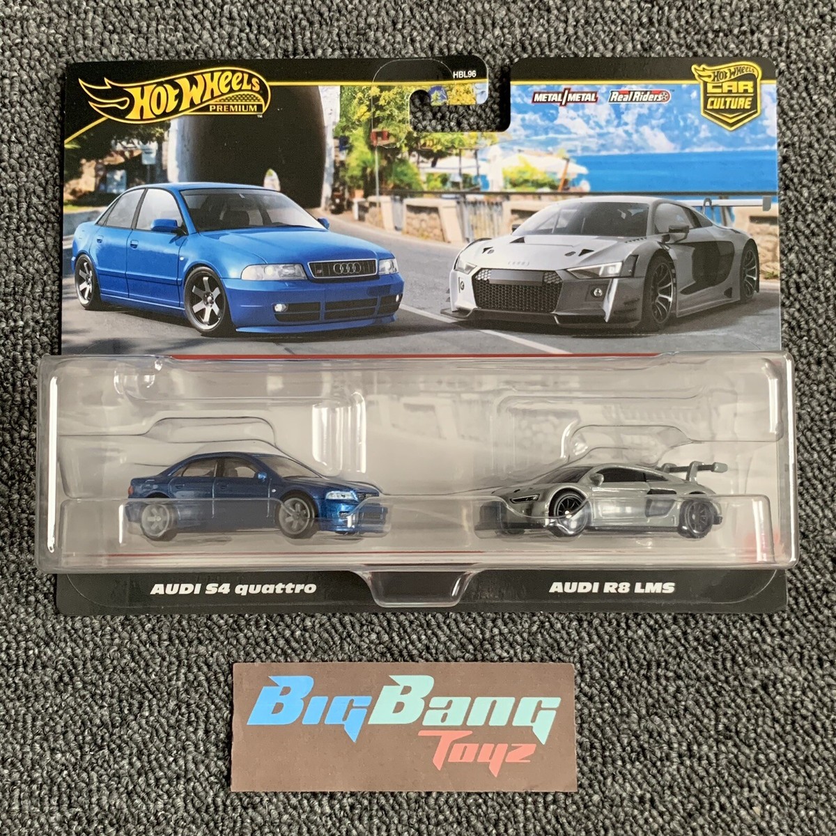 Hot Wheels Premium Audi S4 quattro / Audi R8 LMS 2-Pack 2024 (In