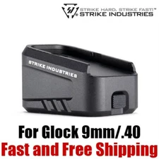 Strike Industries Enhanced Magazine Baseplate with LED for Glock 9mm/.40 (EMP)