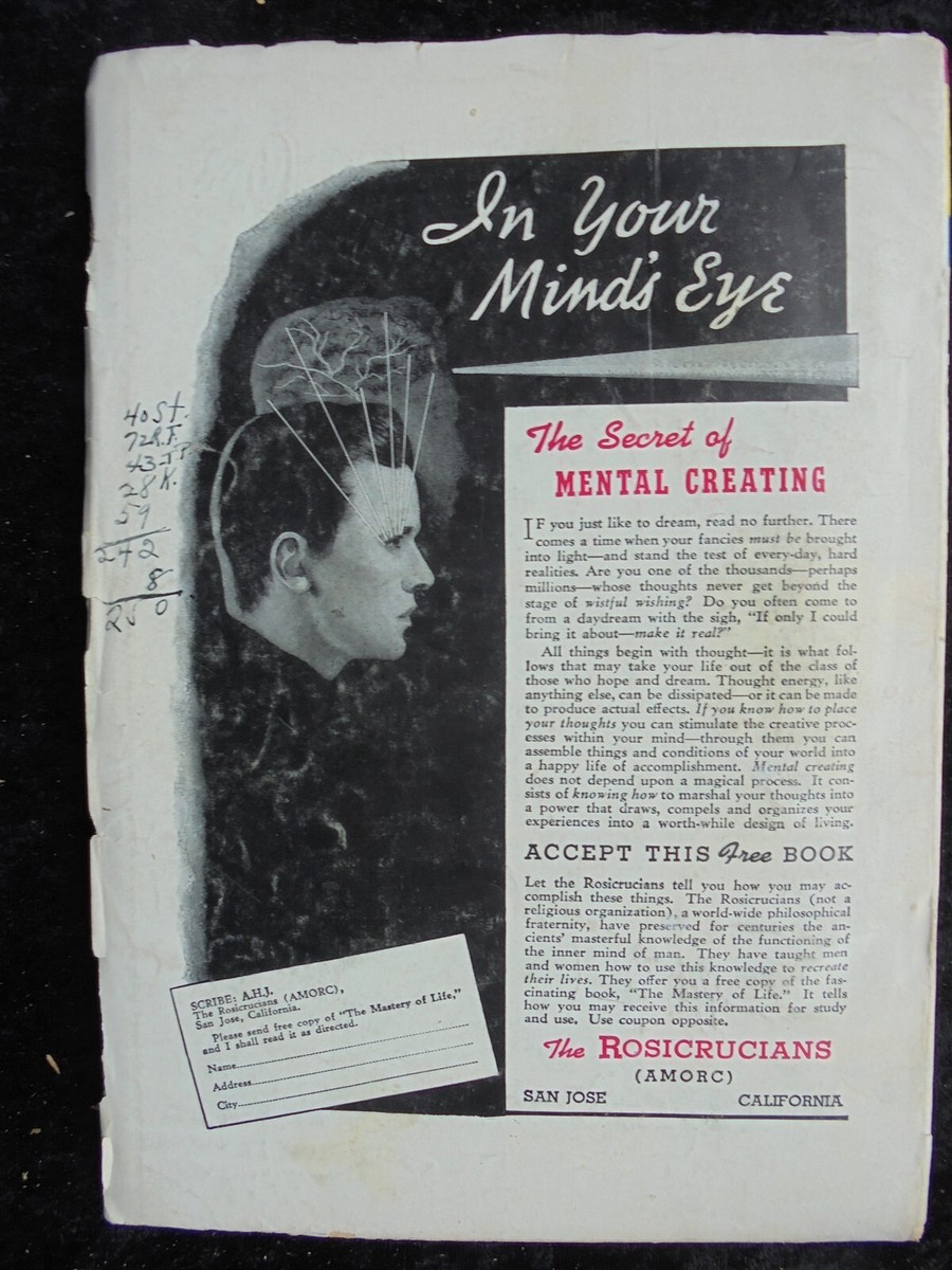洋書 4 PULP MAGAZINES: 1946, 1949, 1951, 1952 4 Pulp