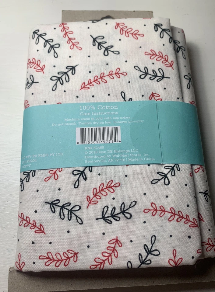 "Colcha de tela de amapola Waverly Inspirations decoración artesanal algodón 1 yarda-36""x44""" Foto 2 de 2
