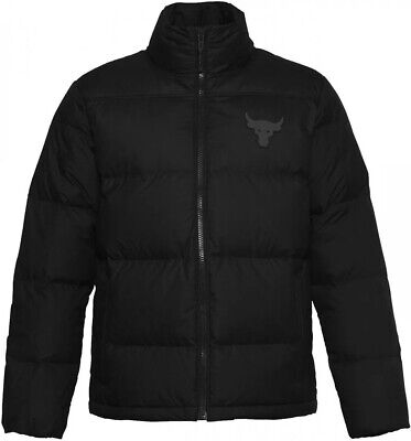 Under Armour Project Rock Puffer Jacket Black 700 Fill Size Under Armour Project Rock Puffer Jacket Black 700 Fill Size