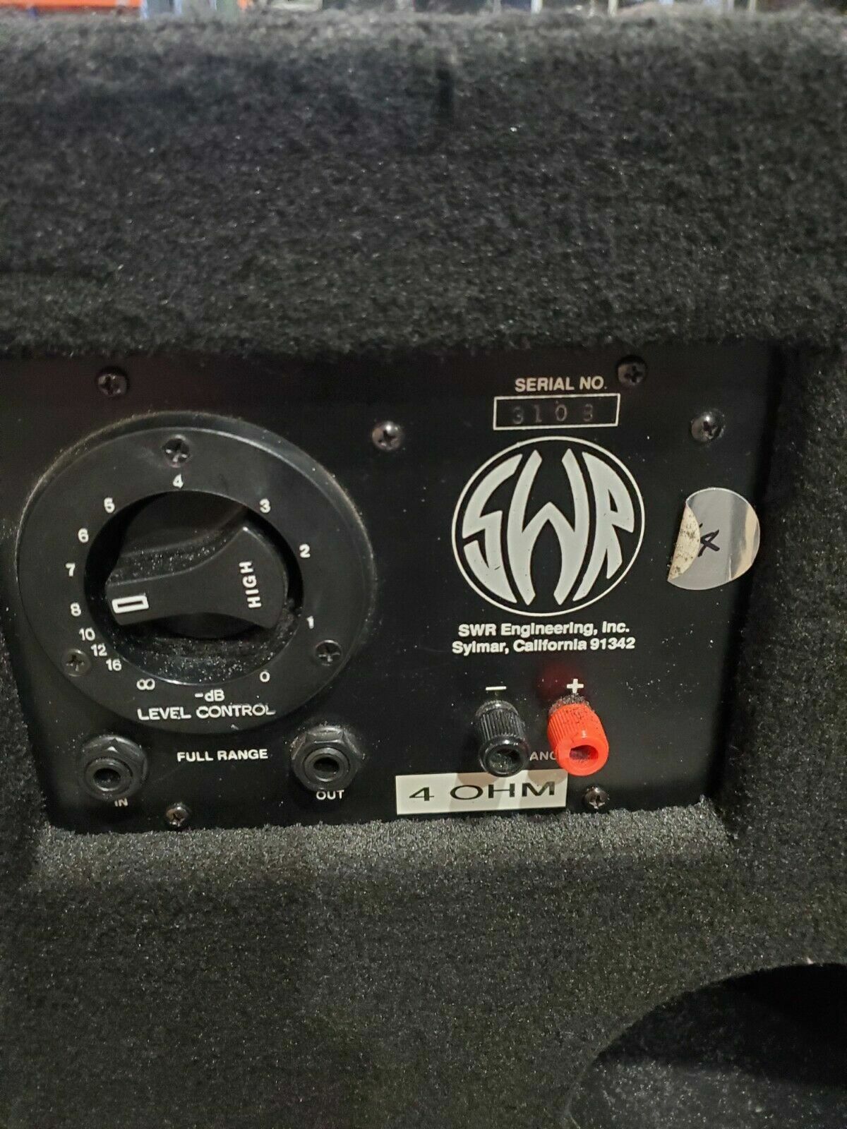 SWR GOLIATH Ⅱ ベースキャビネット 10インチスピーカー4発搭載