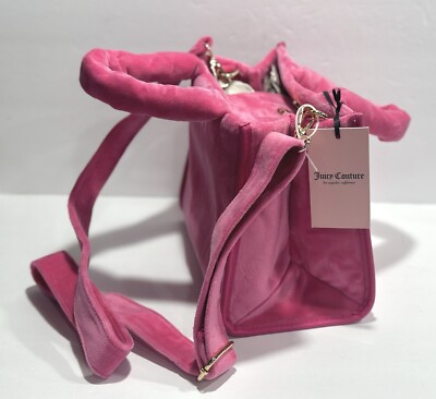 Juicy Couture Pink Mini Tote With Shiny Rhinestones | eBay