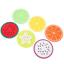 thumbnail 6  - 6pcs Fruit Coaster Colorful Silicone Cup Holder Drinks Mat Tableware Placemat
