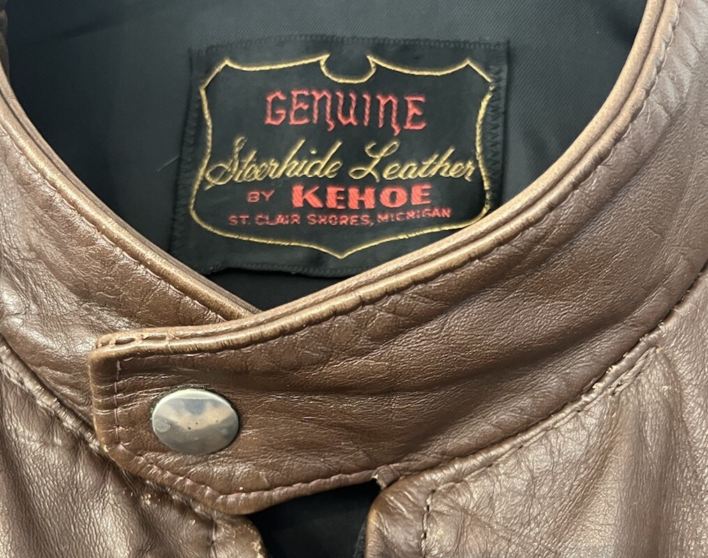 Vintage Leather Jacket ステアハイド 肉厚 TALON Vintage Leather Jacket ステアハイド 肉厚 TALON Vintage Leather