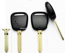 New Replace Remote Key Shell Case Fob Side 1 Button For Toyota Uncut Toy43 Blade