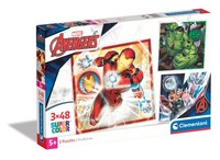 Clementoni 25315 The Avengers Marvel Jigsaw 3 48 Pieces-Supercolor C (Us Import)