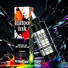 Professional 240ml Tattoo Ink Pigment, Body Art Makeup Tattoo Practice Ink Set