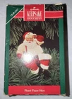 VINTAGE "PLEASE PAUSE HERE" HALLMARK CLIP-ON ORNAMENT COCA-COLA SANTA 1992